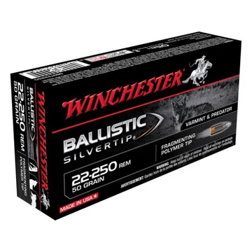 WINCHESTER 22-250 REM BALLISTIC SILVERTIP 3,2G GOLYÓS LŐSZER