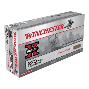 WINCHESTER .270 WSM SUPER X 9,7G GOLYÓS LŐSZER