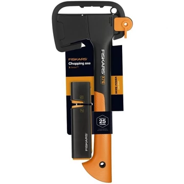 FISKARS X7 SZETT - KEMPINGFEJSZE + XSHARP FEJSZE- ÉS KÉSÉLEZŐ
