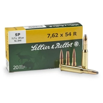 SELLIER&BELLOT 7,62×54 R SP 11,7G GOLYÓS LŐSZER