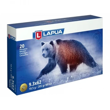 LAPUA 9,3×62 MEGA 18,5G, 285GR GOLYÓS LŐSZER