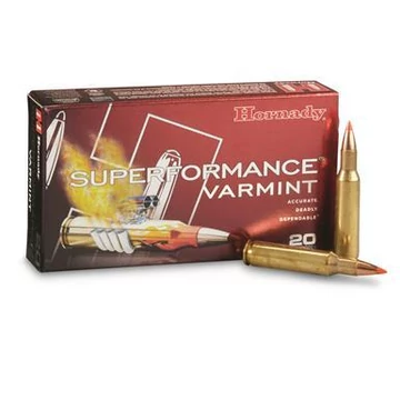 HORNADY 222 REM V-MAX 50GR 3.2G SUPERFORMANCE VARMINT GOLYÓS LŐSZER