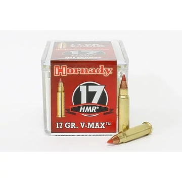 HORNADY .17 HMR V-MAX 17GR/1.10G 200DB/DOBOZ GOLYÓS LŐSZER
