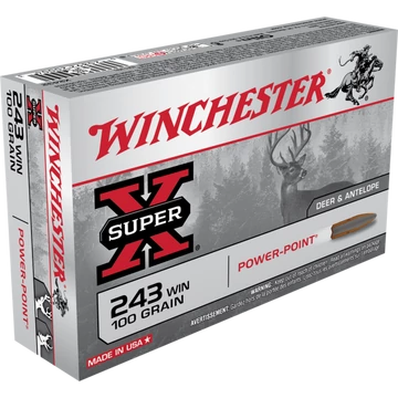 WINCHESTER .243 WIN SUPER X 6,5G GOLYÓS LŐSZER