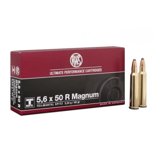 RWS 5,6X50R MAG TMS 3,24G 50GR GOLYÓS LŐSZER