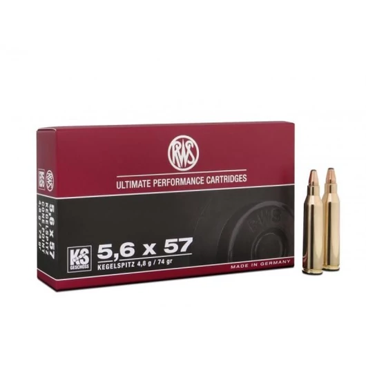 RWS 5,6×57 KS 4,8G 74GR GOLYÓS LŐSZER