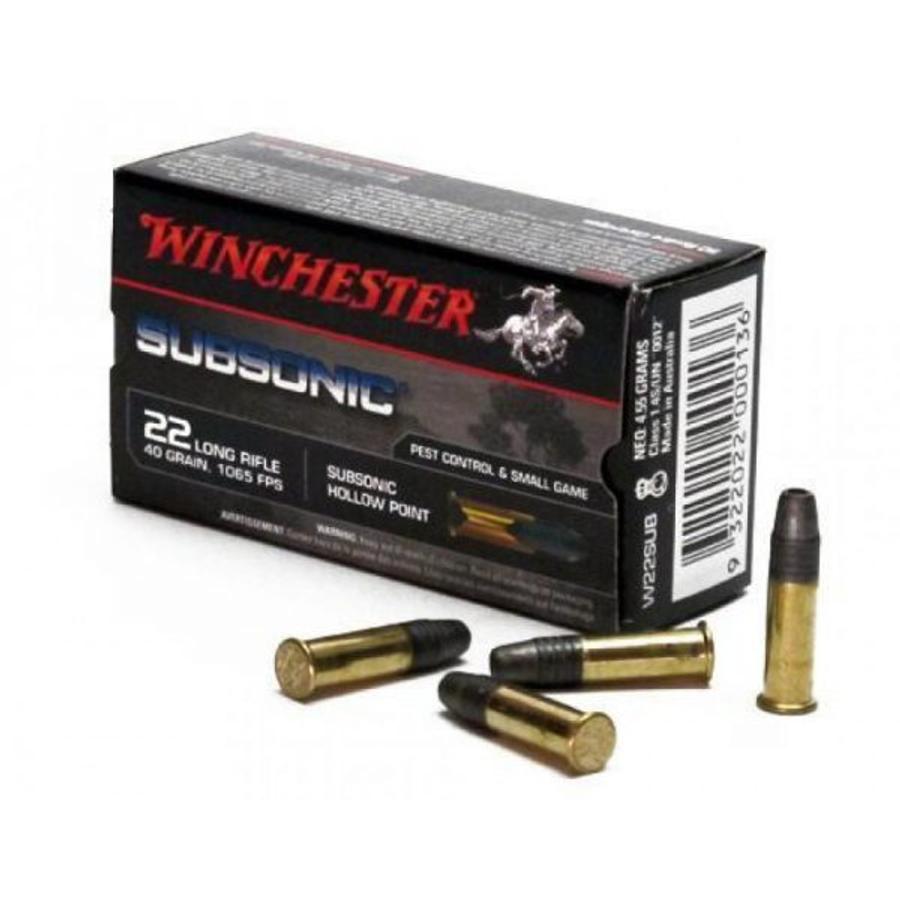 winchester 22 lr subsonic fps